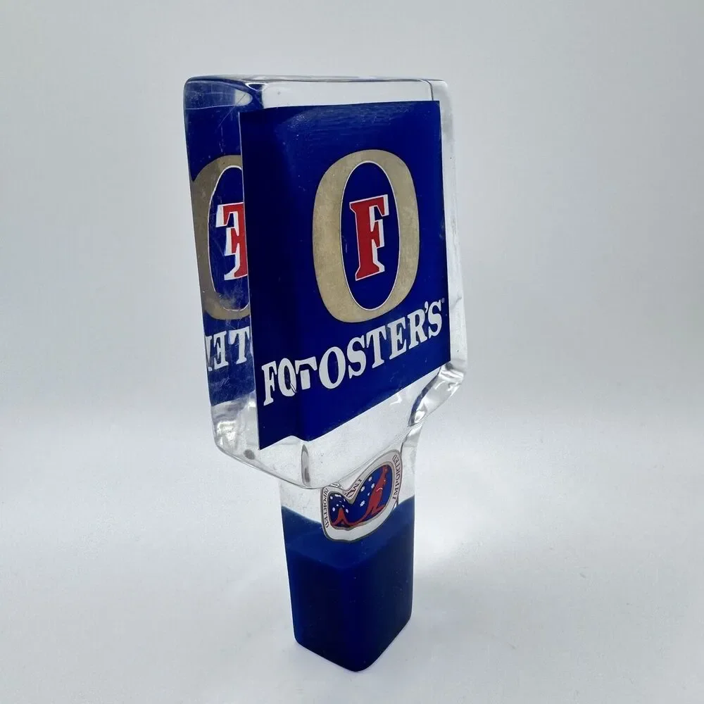 Beer Tap Handle Fosters Foster's Lager Australian Vintage Bar Acrylic Pub Tavern